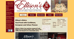 Desktop Screenshot of ellisonsbistro.com